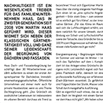 Medienbericht 1 zg Medienbericht Haas Garten-, Dach- und Landschaftsbau GmbH für Dachbegrünung